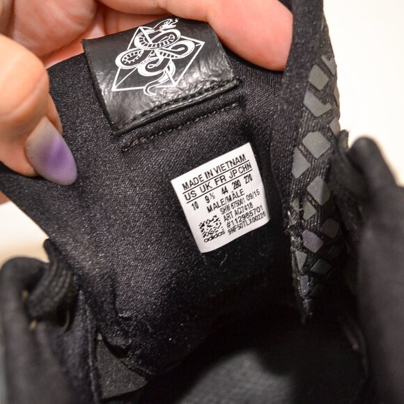 Adidas ZX Flux XENO All Black Reflective Shoe - Picture 10 of 11